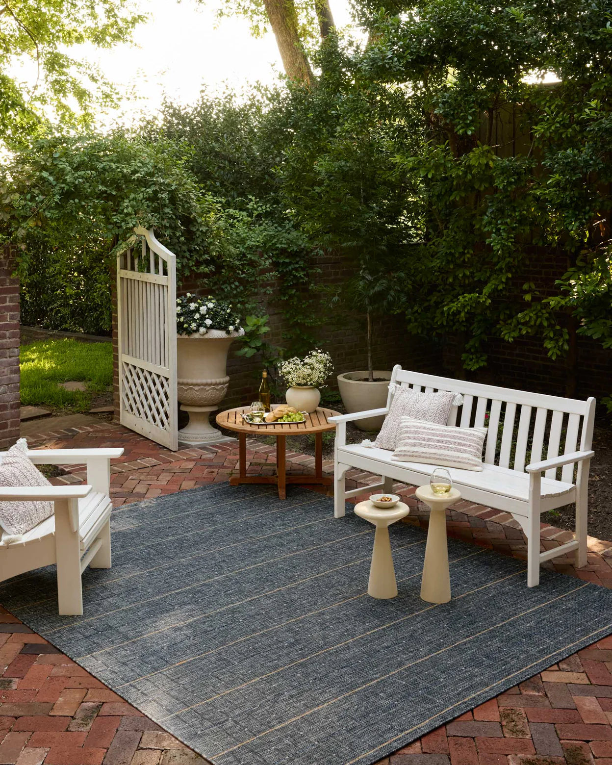 Birch Sky / Wheat - Indoor / Outdoor Rug 9'-2" x 13'