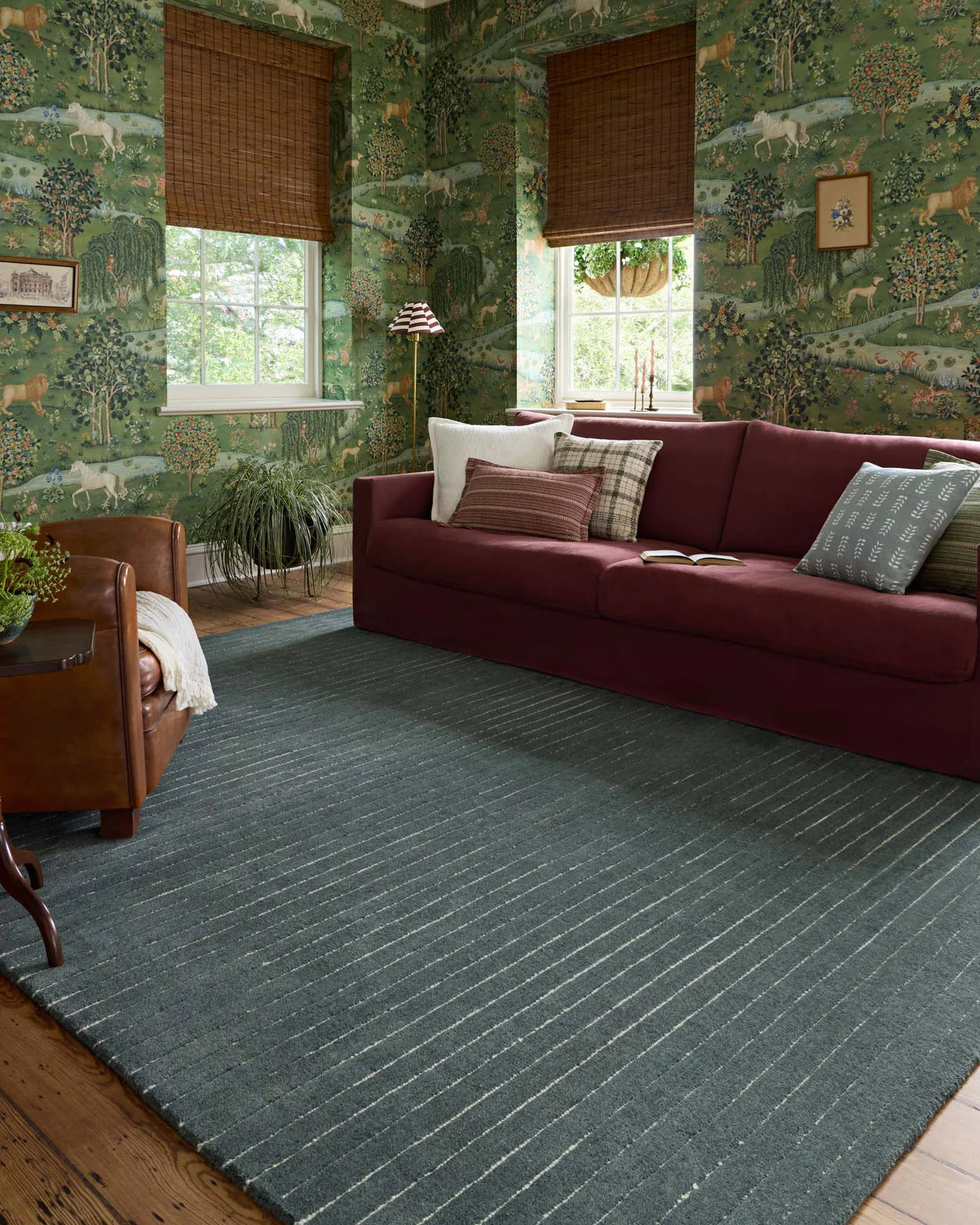 Henry Denim / Ivory Rug 9'-3" x 13'