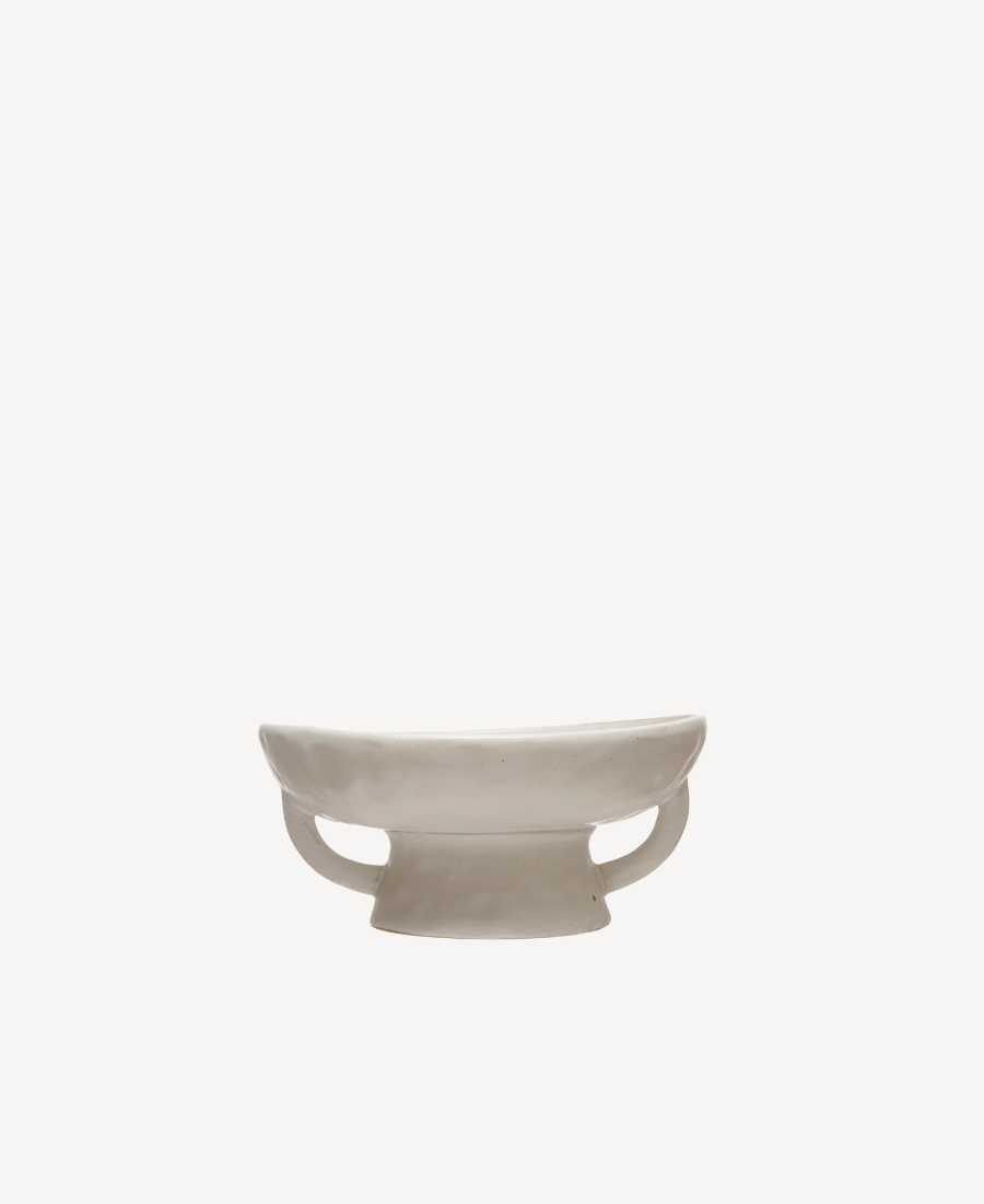 Stoneware Footed Bowl