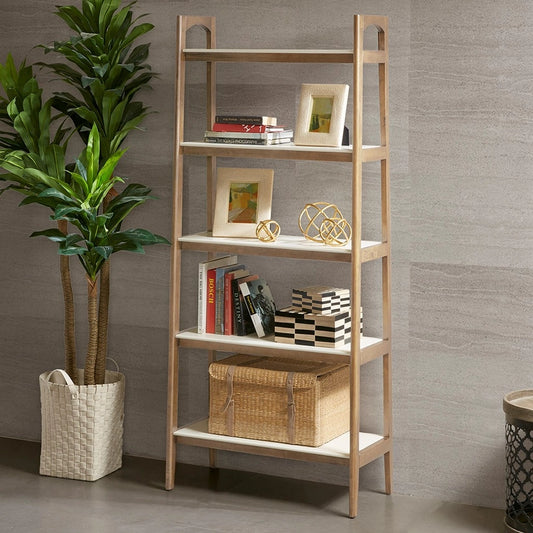Wood White Top Bookcase
