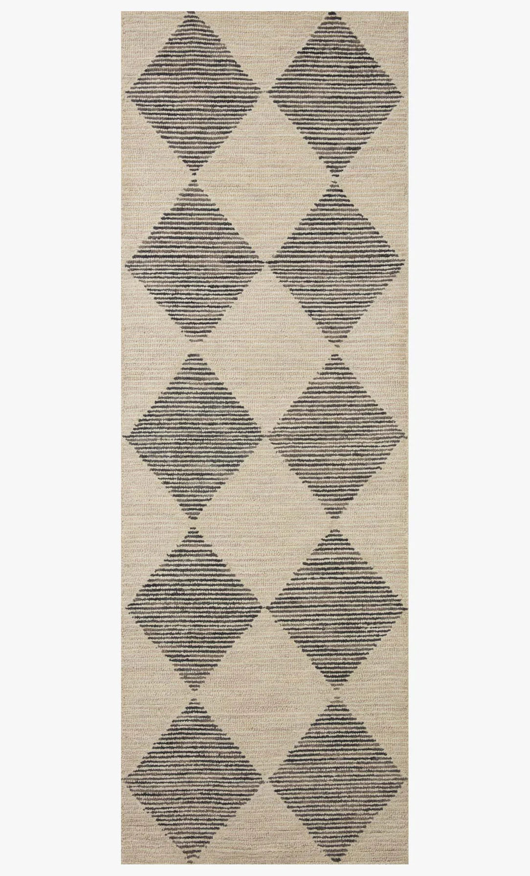 Francis Beige / Charcoal Runner 2'-6" x 7'-6"