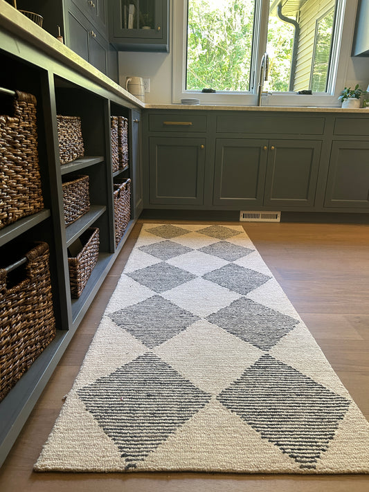 Francis Beige / Charcoal Runner 2'-6" x 7'-6"