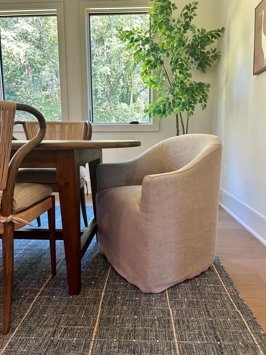 Cove Dining Chair With Casters