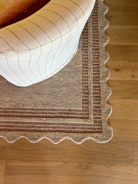 Scottie Mocha / Clay Rug - 7'9 x 9'9