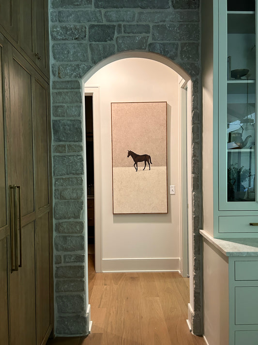 Large Framed Horse Print