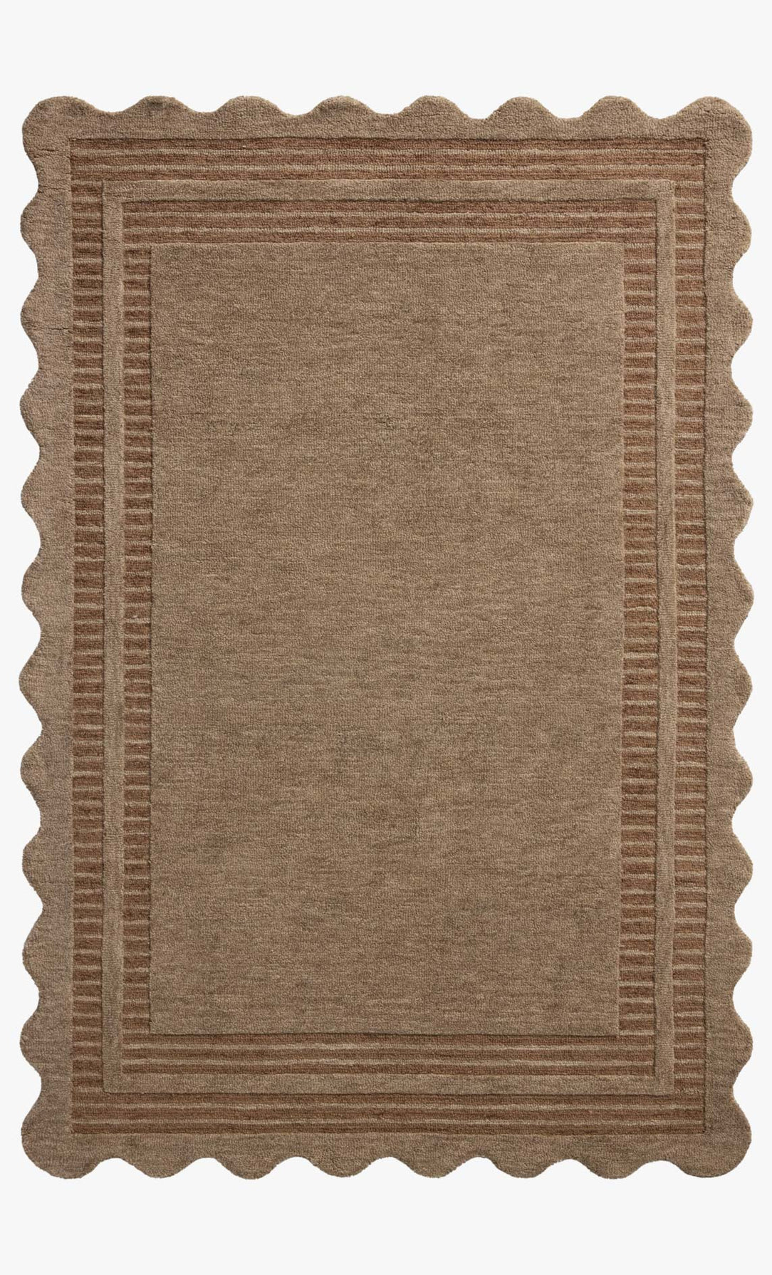 Scottie Mocha / Clay Rug - 7'9 x 9'9