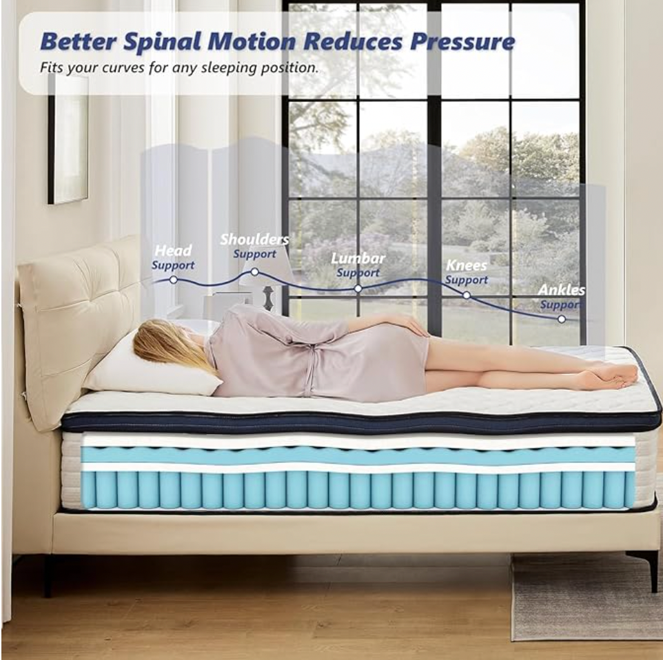 Hybrid Mattress King 14 Inch Mattress King Size