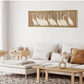 Large Framed Cranes Canvas Print