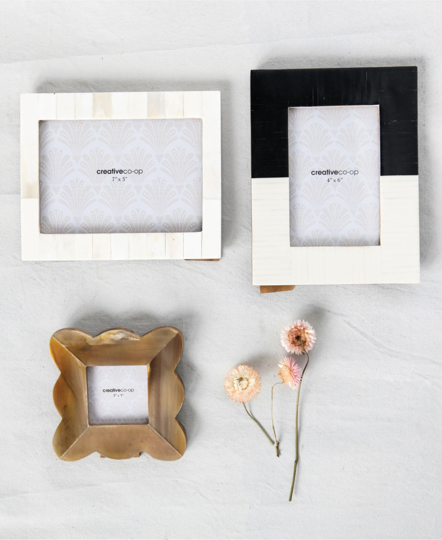 White Resin Photo Frame