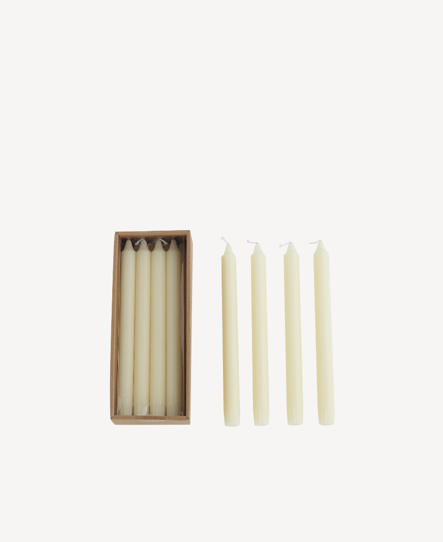 Unscented Taper Candles