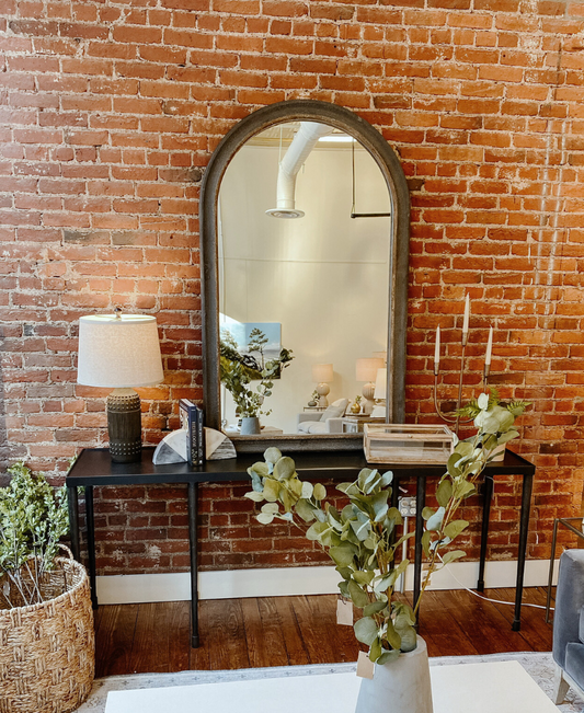 Arched Distressed Mirror